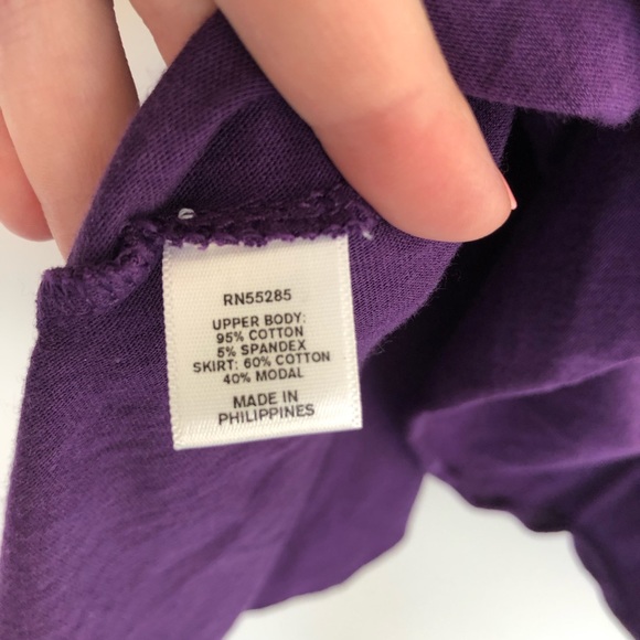 EXPRESS Purple Strapless Micro-Mini Dress - Picture 5 of 8